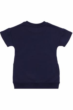 Dresowa sukienka z nadrukiem z logo, zdjęcie 2 Dresowa sukienka z nadrukiem z logo od Kenzo Kids